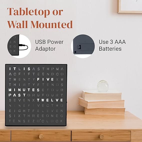 Light-Up LED Word Clock